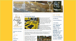 Desktop Screenshot of freedomrunwinery.typepad.com