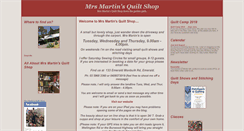 Desktop Screenshot of mrsmartinsquiltshop.typepad.com