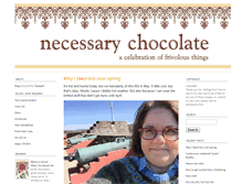 Tablet Screenshot of necessarychocolate.typepad.com