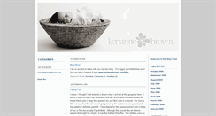 Desktop Screenshot of keriannebrown.typepad.com