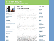 Tablet Screenshot of exilefrombabyville.typepad.com