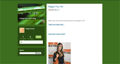 Desktop Screenshot of meganfoxhotmesmerized.typepad.com