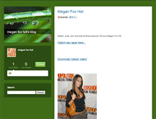 Tablet Screenshot of meganfoxhotmesmerized.typepad.com