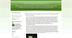 Desktop Screenshot of nativeplantster.typepad.com