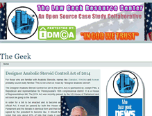 Tablet Screenshot of lawgeek.typepad.com