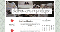 Desktop Screenshot of clothesaremyreligion.typepad.com
