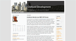 Desktop Screenshot of civilizeddevelopment.typepad.com