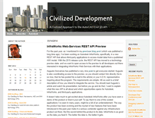 Tablet Screenshot of civilizeddevelopment.typepad.com