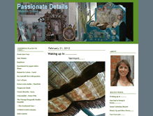Tablet Screenshot of passionatedetails.typepad.com