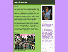 Tablet Screenshot of manicmess.typepad.com