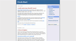 Desktop Screenshot of freshstart.typepad.com