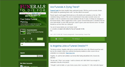 Desktop Screenshot of funeralstodiefor.typepad.com