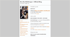 Desktop Screenshot of benroethlisberger.typepad.com