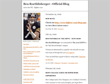 Tablet Screenshot of benroethlisberger.typepad.com