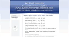 Desktop Screenshot of freecreditcounselingblog.typepad.com