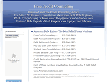 Tablet Screenshot of freecreditcounselingblog.typepad.com