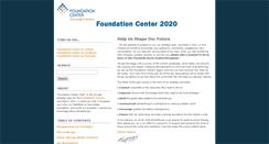 Desktop Screenshot of foundationcenter.typepad.com