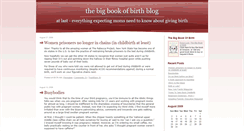 Desktop Screenshot of bigbookofbirth.typepad.com