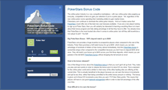 Desktop Screenshot of pokerstarsbonuscode.typepad.com