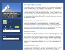 Tablet Screenshot of pokerstarsbonuscode.typepad.com