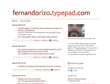 Tablet Screenshot of fernandorizo.typepad.com