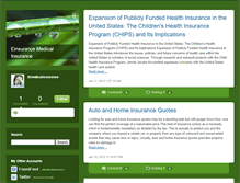 Tablet Screenshot of emedicalinsurance.typepad.com