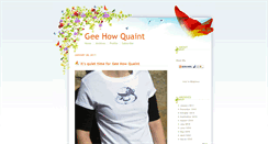 Desktop Screenshot of geehowquaint.typepad.com