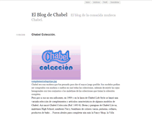 Tablet Screenshot of elblogdechabel.typepad.com