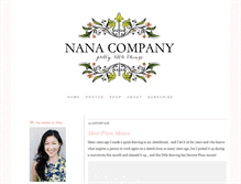 Tablet Screenshot of nanacompany.typepad.com