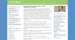 Desktop Screenshot of 1raindrop.typepad.com