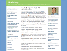 Tablet Screenshot of 1raindrop.typepad.com