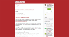 Desktop Screenshot of cultofdualsport.typepad.com