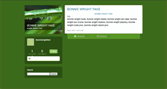 Desktop Screenshot of bonniewrightfake.typepad.com
