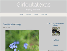 Tablet Screenshot of girloutatexas.typepad.com