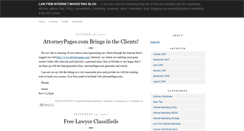 Desktop Screenshot of lawfirminternetmarketing.typepad.com