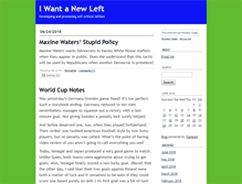 Tablet Screenshot of iwantanewleft.typepad.com