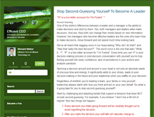 Tablet Screenshot of efficientceo.typepad.com