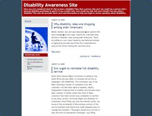 Tablet Screenshot of disabilityawareness.typepad.com