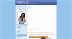 Desktop Screenshot of myboxinabox.typepad.com