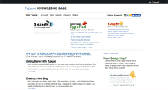 Desktop Screenshot of help.typepad.com