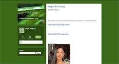 Desktop Screenshot of meganfoxpussygetawhiffof.typepad.com