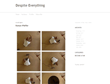 Tablet Screenshot of despiteeverything.typepad.com