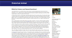 Desktop Screenshot of oratoricalanimal.typepad.com