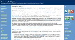 Desktop Screenshot of democracyforvirginia.typepad.com
