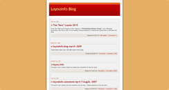 Desktop Screenshot of loynoinfo.typepad.com