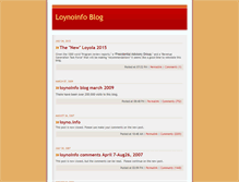 Tablet Screenshot of loynoinfo.typepad.com
