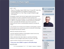 Tablet Screenshot of hiddeninplainsight.typepad.com