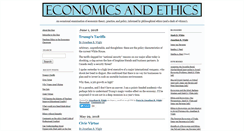 Desktop Screenshot of economicsandethics.typepad.com
