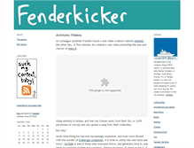 Tablet Screenshot of fenderkicker.typepad.com