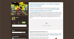 Desktop Screenshot of angrybirdsmerchandise.typepad.com